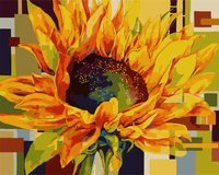 Słoneczniki - Malowanie po numerach