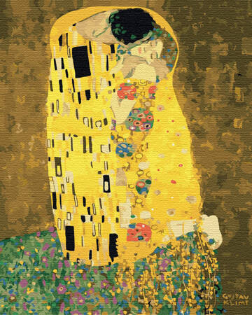 Der Kuss (Gustav Klimt) Malen nach Zahlen