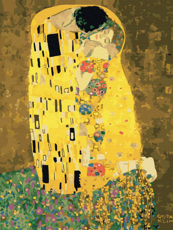 Diamantstickerei ohne Rahmen Der Kuss (Gustav Klimt) 30x40 Diamantmosaik 5D