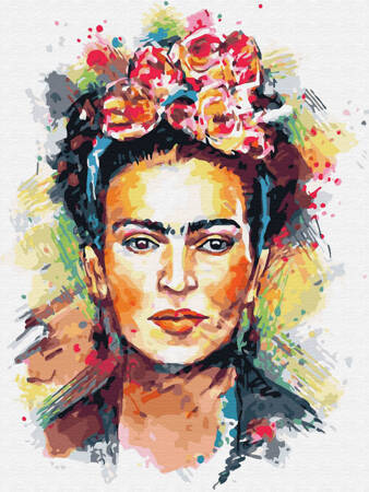 Diamantstickerei ohne Rahmen Frida Kahlo - Decoupage 30x40 Diamantmosaik 5D