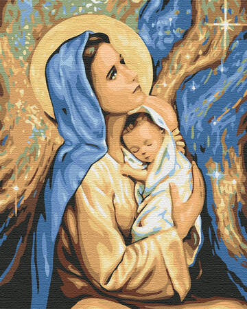 Heilige Mutter Gottes, Maria Malen nach Zahlen