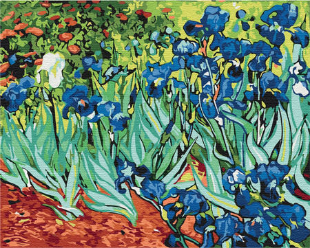 Iris. Van Gogh Malen nach Zahlen