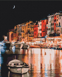 Lichter der Nacht Italien Malen nach Zahlen