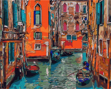 Malerisches Venedig Malen nach Zahlen