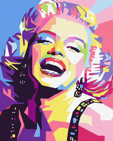 Marilyn Monroe Malen nach Zahlen