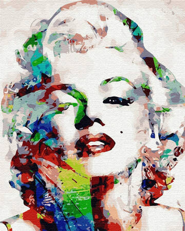 Marilyn Monroe Malen nach Zahlen