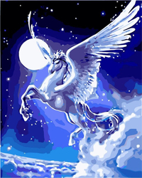 Pegasus Malen nach Zahlen