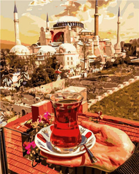 türkischer Tee Malen nach Zahlen