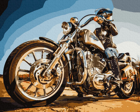 ️ Motorrad im Sand Malen nach Zahlen billiger Online-Shop