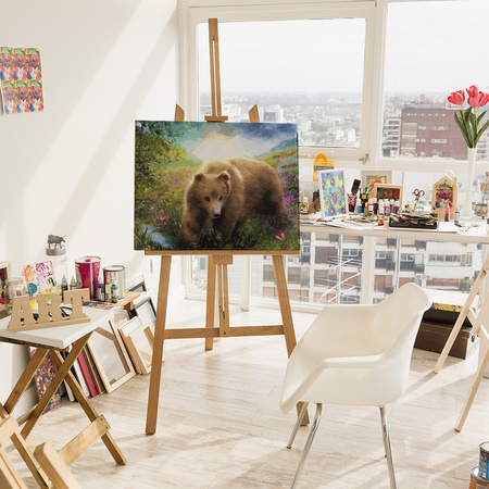 Bär im Garten der Morgenröte Malen Nach Zahlen