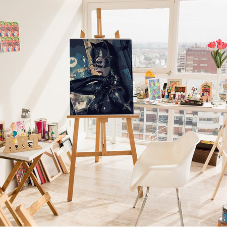 Katzenfrau Malen nach Zahlen