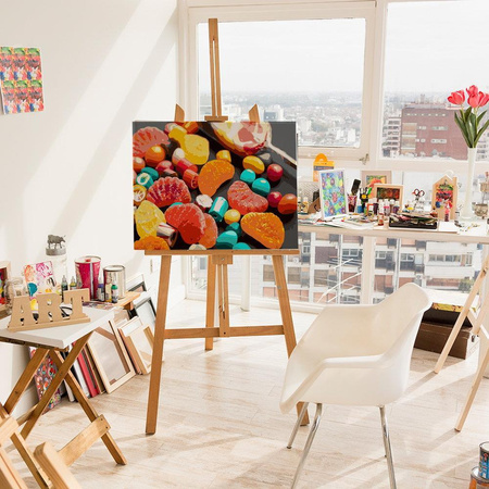 Süssigkeit Malen nach Zahlen