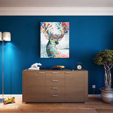 Märchenhirsch 40x50 nach Zahlen