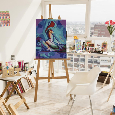 Farben der Leidenschaft, Neujahrs-Weihnachtsmann Malen Nach Zahlen