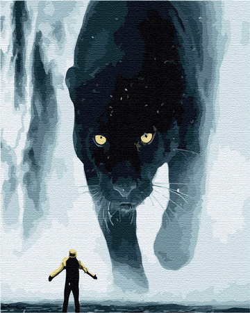 Riesiger Puma Malen Nach Zahlen