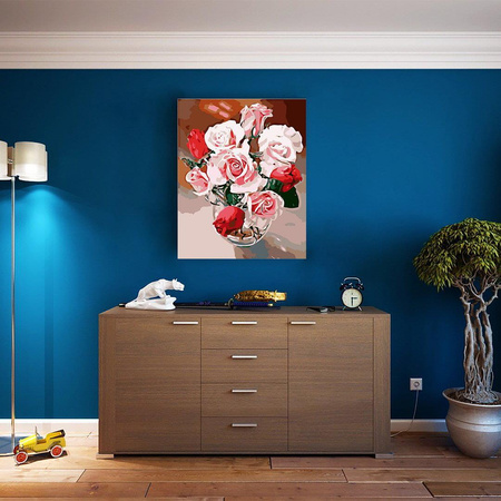 Rosen Malen nach Zahlen