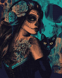 Magische Katze Malen Nach Zahlen