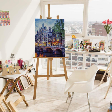 Nachttischlampen in Amsterdam 40x50 Malen nach Zahlen