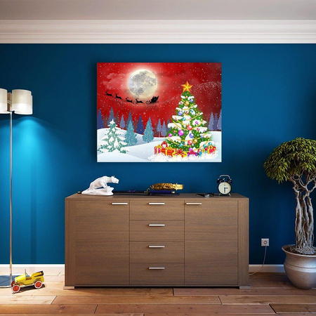 Weihnachtsmalerei nach Zahlen