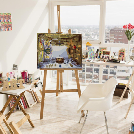 Vier Jahreszeiten Malen nach Zahlen