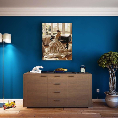 Mädchen am Klavier Malen Nach Zahlen