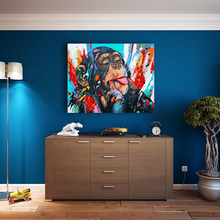 Affe Malen Nach Zahlen