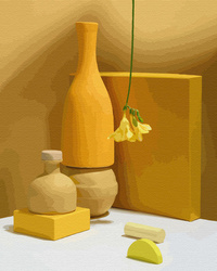 Goldene Momente in Stille Malen Nach Zahlen