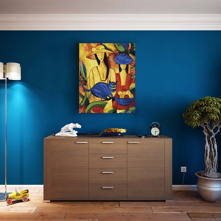 Frau und Katze Malen Nach Zahlen