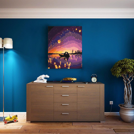 Dating im Licht himmlischer Laternen Malen Nach Zahlen