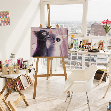 Fürsorgliche Kätzchen Malen Nach Zahlen