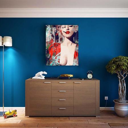 Geheimnisvolle Kraft der Farbe Rot Malen Nach Zahlen