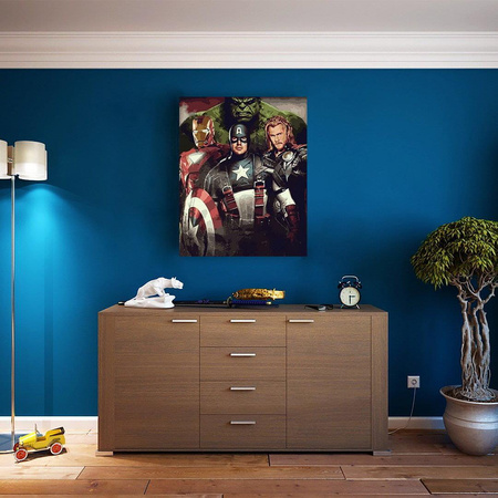 Die Rächer Malen nach Zahlen