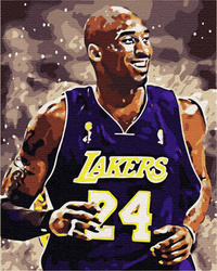 Kobe Bryant Basketball Malen Nach Zahlen