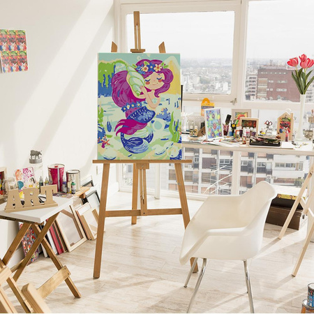 Kleine Meerjungfrau Malen nach Zahlen