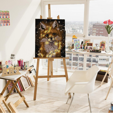 Fuchs Malen nach Zahlen