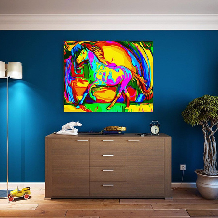 Regenbogenpferd Malen Nach Zahlen