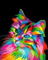 Bunte Tiere malen
