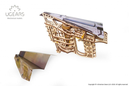 Flugzeugwerfer Mechanisches Modell, das zusammengebaut werden soll