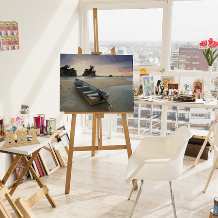 Stille am Strand Malen Nach Zahlen