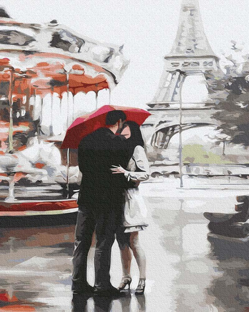 Paris. Liebe. Malen nach Zahlen