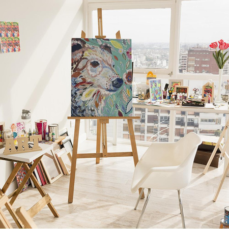 Bunter Hund Malen nach Zahlen