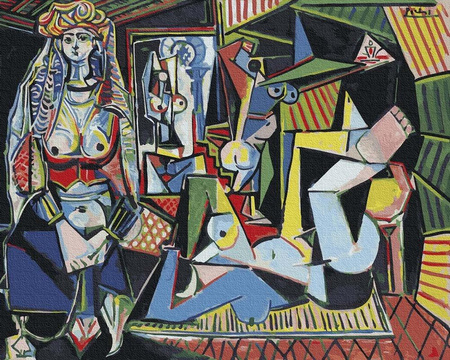 Pablo Picasso, Frauen aus Algier Malen nach Zahlen