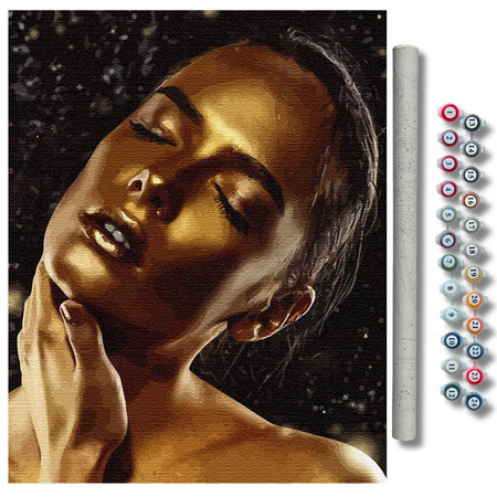 Gold Malen nach Zahlen