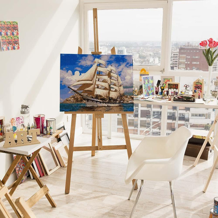 Auf vollen Segeln Malen nach Zahlen