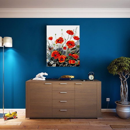 Tanzende Blumen Malen Nach Zahlen