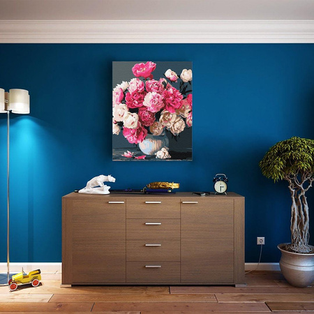 Strauß rosa Freuden Malen Nach Zahlen