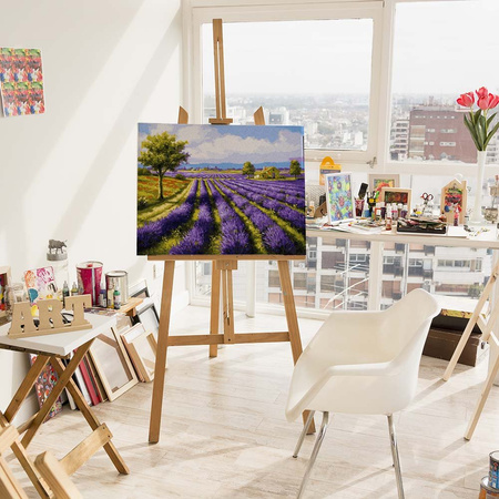 Lavendelfeld 50x65 Malen nach Zahlen