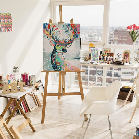 Märchenhirsch 40x50 nach Zahlen