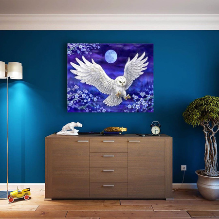 Eule Nachtwächter 20x30cm Malen nach Zahlen