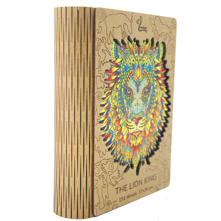 Holzpuzzle Der König der Löwen mit tierischen Elementen 191 stk. 40x24 cm